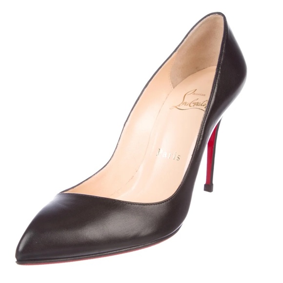 Christian Louboutin Corneille Pointed-Toe Pumps Black 💯 Size: 6.5 | IT 36.5 - Picture 2 of 8